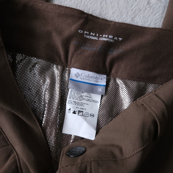 COLUMBIA Omni-Heat Water Repellent Trail Pants Size XL - Picture 6 of 13